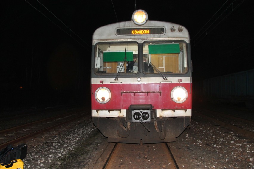 Pociąg śmiertelnie potrącił mężczyznę