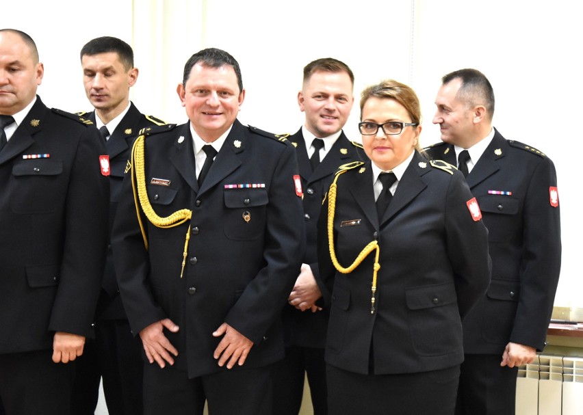 Uroczystość mianowania nowego komendanta powiatowego PSP w Miechowie