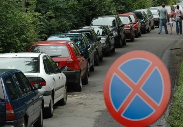 Tak wczoraj około godziny 12 wyglądała uliczka na wale, biegnąca w kierunku mostu na wyspie Bolko. Na pozostałych ulicach Pasieki był spokój, bo potencjalnych gości zoo odstraszyła ulewa.