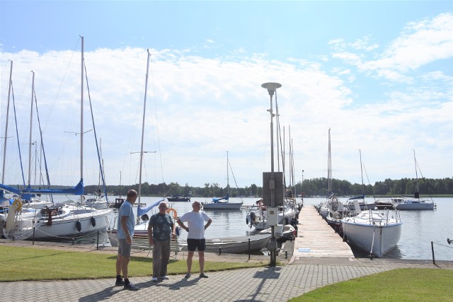 Klub Żeglarski WIND ma piękną przystań w Romanowie, nad Zalewem Koronowskim