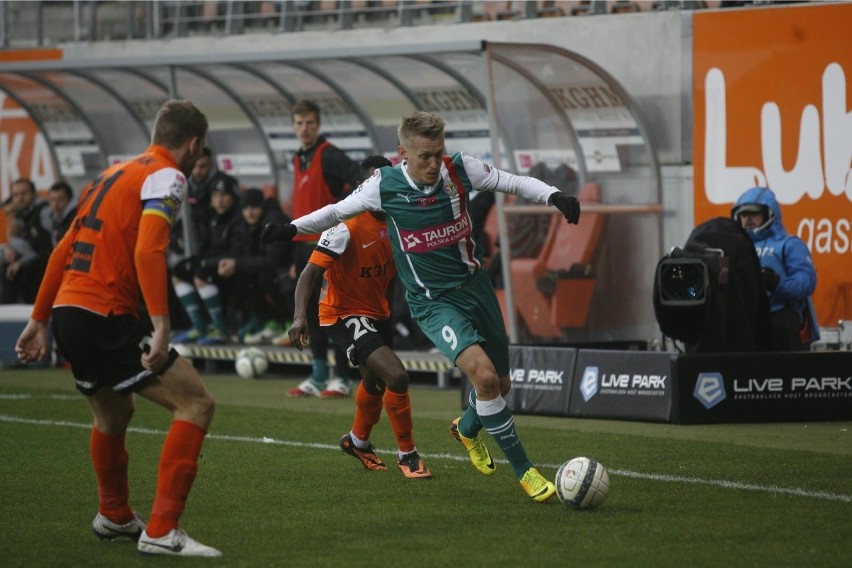 Zagłębie - Śląsk 2:2. Derby na remis. Śląsk wyrównał w osłabieniu (ZDJĘCIA, RELACJA)