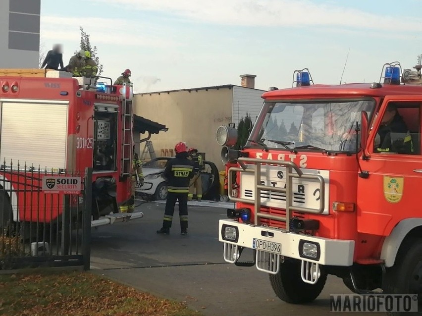 Pożar w Kępie. Na miejscu interweniowały dwa zastępy PSP.