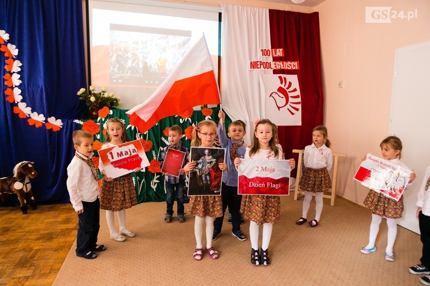 Święto Niepodległości. Przedszkolaki w Szczecinie pokazały historię Polski. Przygotowały specjalny program