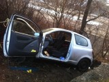 Wypadek w Sosnowcu: samochód runął z wiaduktu [ZDJĘCIA + WIDEO]