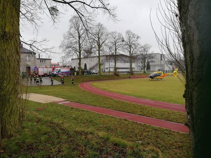 Dziecko przetransportowano do szpitala w Częstochowie