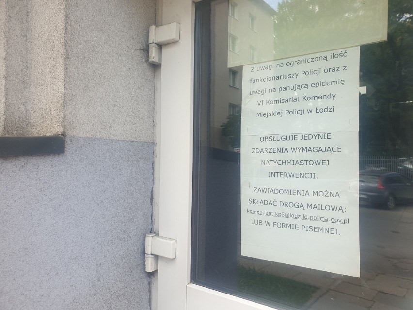 VI Komisariat KMP w Łodzi znów czynny - ponad 30 policjantów na kwarantannie