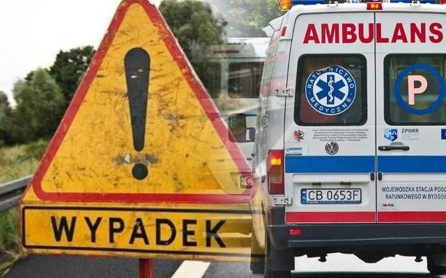 Wypadek na al. Jana Pawła II w Bydgoszczy. Dwie osoby potrącone