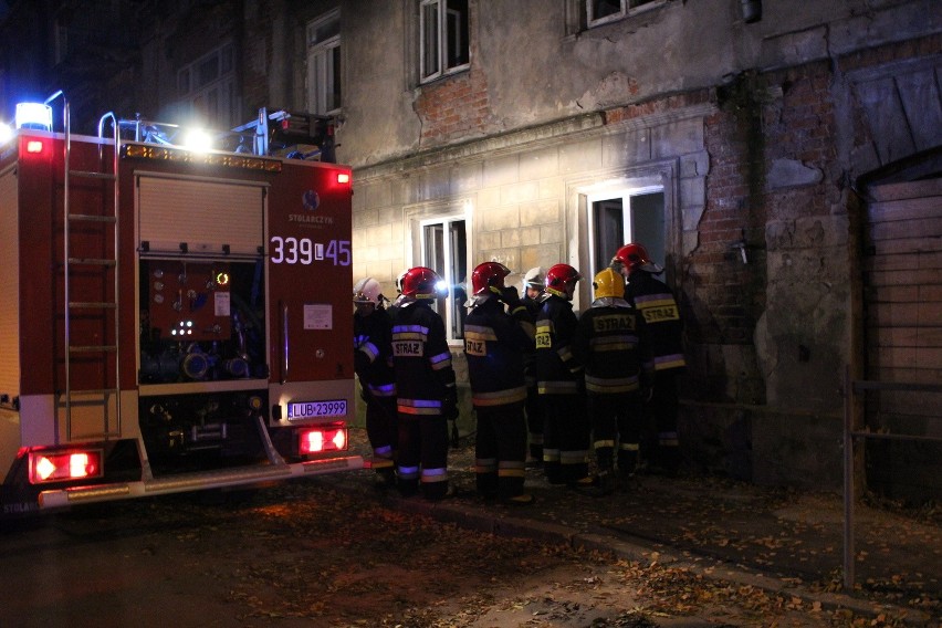 Pożar pustostanu przy ul. Dolnej Panny Marii