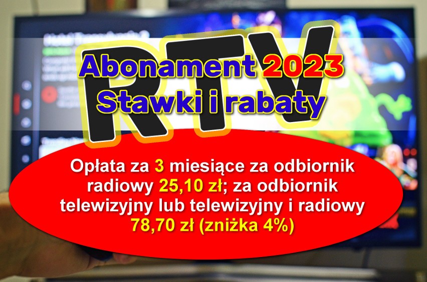 Abonament RTV 2023 - stawki w górę. Najnowsza lista osób zwolnionych z tego obowiązku. Co z kierowcami?