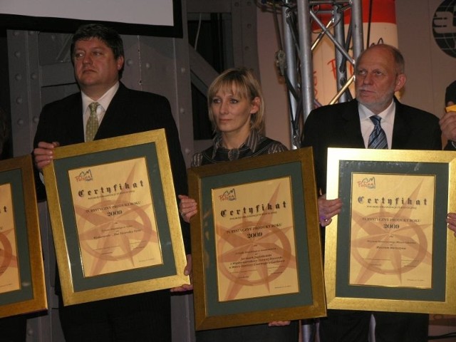 Certyfikat POT dla Sandomierza odebrała Ewa Kondek z Urzędu Miejskiego.