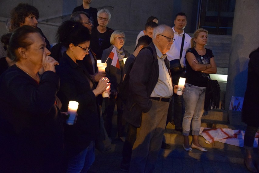 Protest przed Sądem Okręgowym w Katowicach we wtorek 25...