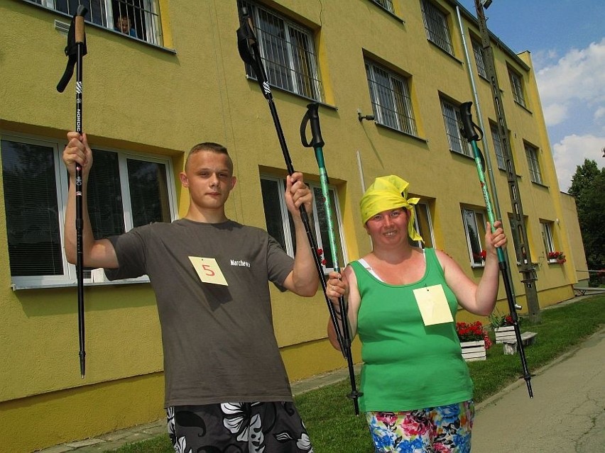 Zawody Nordic Walking w Bielicach.