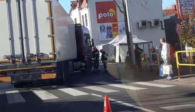 Wypadek motocyklisty na ulicy Wolności w Zabrzu