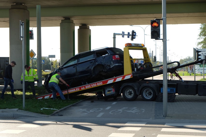 Wypadek na skrzyżowaniu ulic gen. Sosabowskiego i Kazimierza...