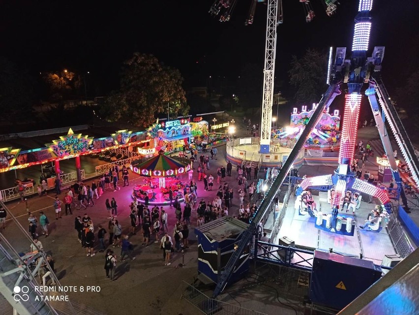 Lunapark w Sosnowcu nocą jak La Vegas....