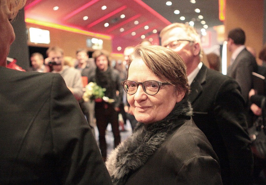 Agnieszka Holland w Łodzi na premierze swojego filmu