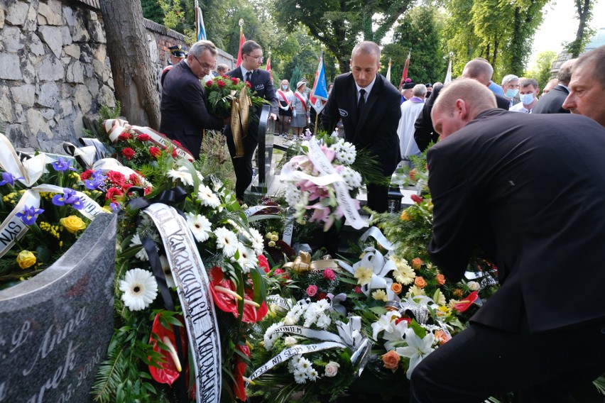 Pogrzeb Wilhelma Zycha w Sosnowcu. Żegnali go rodzina,...
