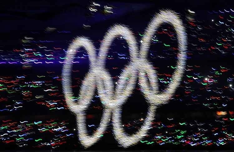 Zdjecia z ceremonii otwarcia igrzysk olimpijskich w Pekinie.