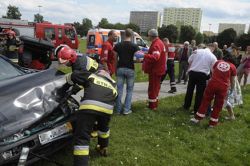 Wypadek na Rondzie Kujawskim