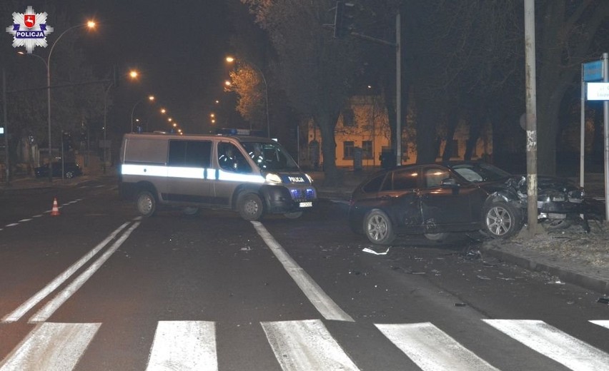 Wypadek w Zamościu. Dwie osoby trafiły do szpitala