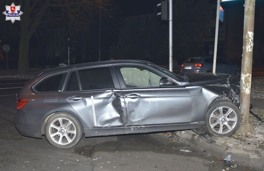 Wypadek w Zamościu. Dwie osoby trafiły do szpitala