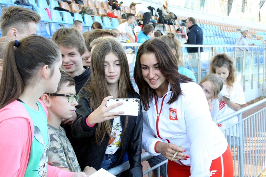 Młodzież trenowała już na nowym stadionie lekkoatletycznym w Lublinie