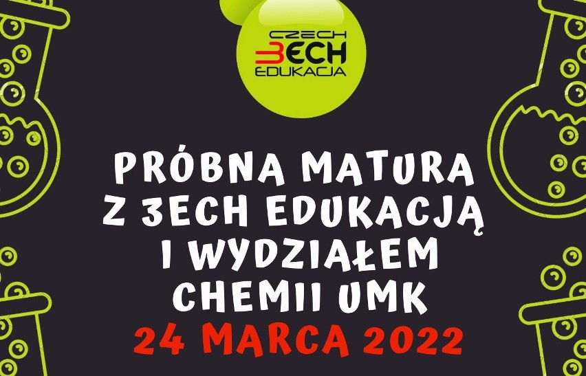 Próbna matura 2022 z chemii już w czwartek, 24 marca. Odpowiedzi i arkusz opublikujemy na naszym portalu