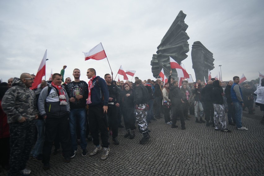 Marsz przeciwko imigrantom w Katowicach