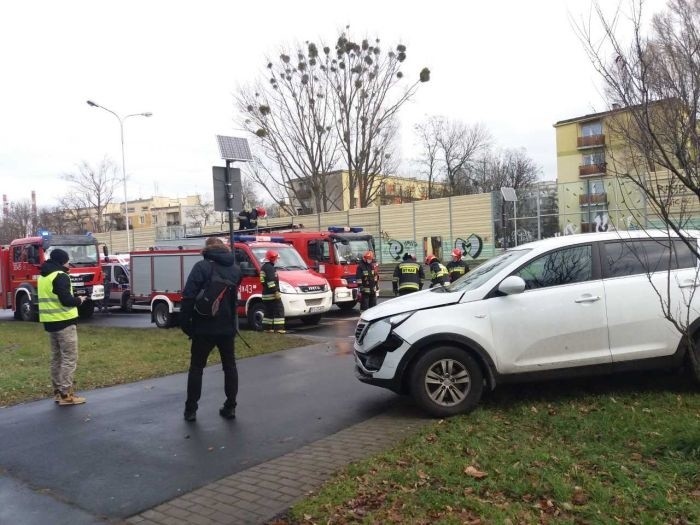 Wypadek na al. Jana Pawła II