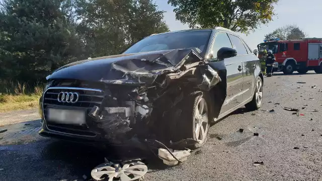 Do karambolu doszło na prostym odcinku drogi.