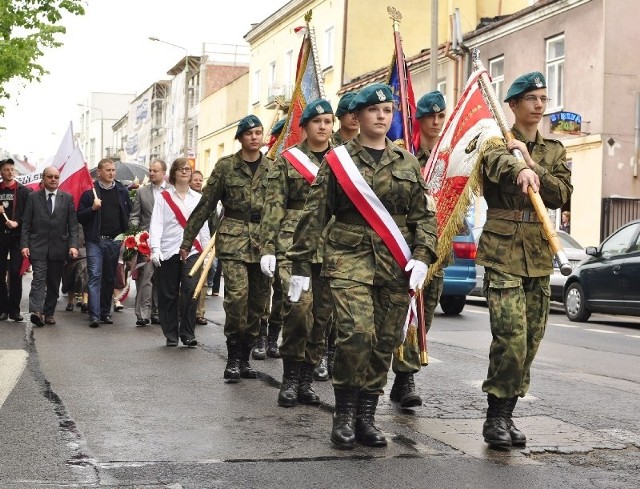 Uczestnicy uroczystości przemaszerowali ulicami Radomia