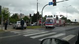 Wypadek na skrzyżowaniu ulic Piastowskiej z Mieszka I w Białymstoku (zdjęcia)