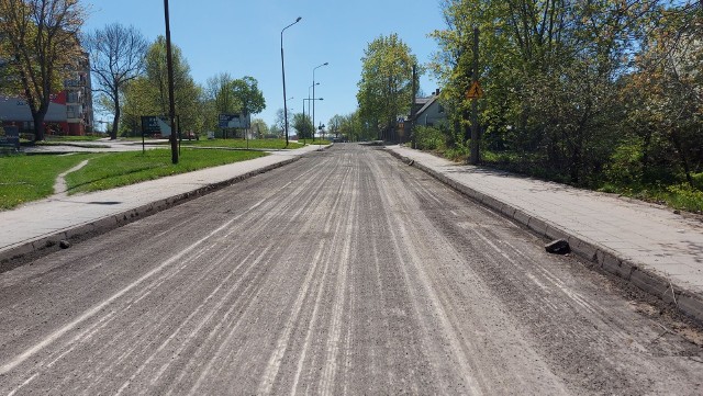 Ulice Łomżyńska i Bohaterów Monte Cassino już bez asfaltu. Będą buspasy, ścieżki rowerowe i nowe chodniki
