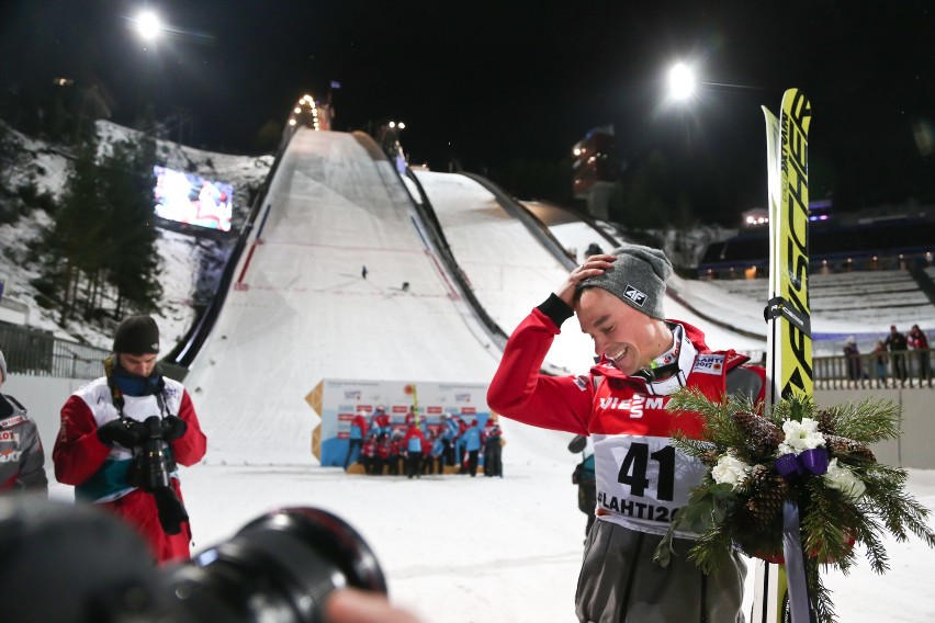 Piotr Żyła dwukrotnie stawał na podium Mistrzostw Świata w...