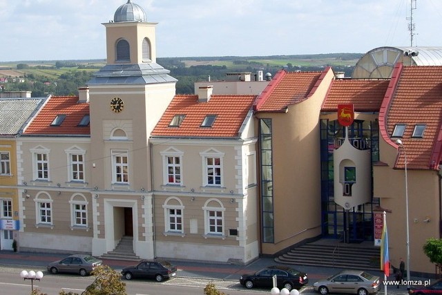 Ratusz, siedziba Urzędu Miejskiego w Łomży