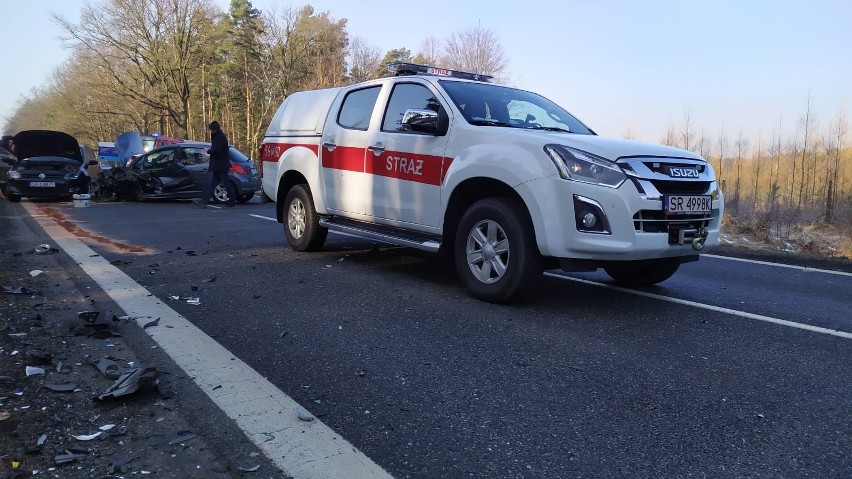 Wypadek na trasie Rybnik-Gliwice