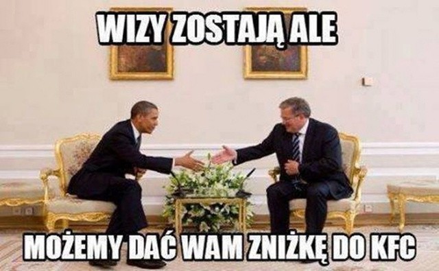 Barack Obama w Polsce - Memy