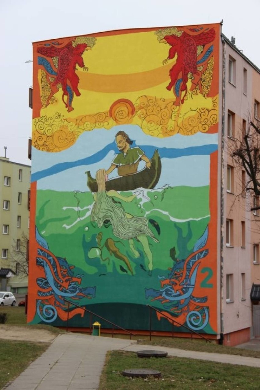 Tczew ma nowy niezwykły mural [ZDJĘCIA] 