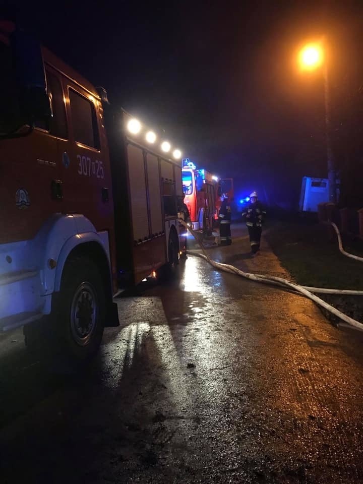 Konie zginęły podczas pożaru. W gminie Słomniki zapalił się budynek gospodarczy, w którym były zwierzęta