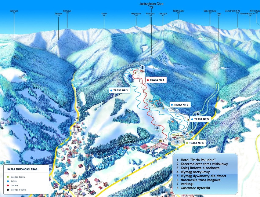 Ośrodek Narciarsko-Rekreacyjny Ryterski Raj [OPIS, WYCIĄGI, TRASY, KARNETY]