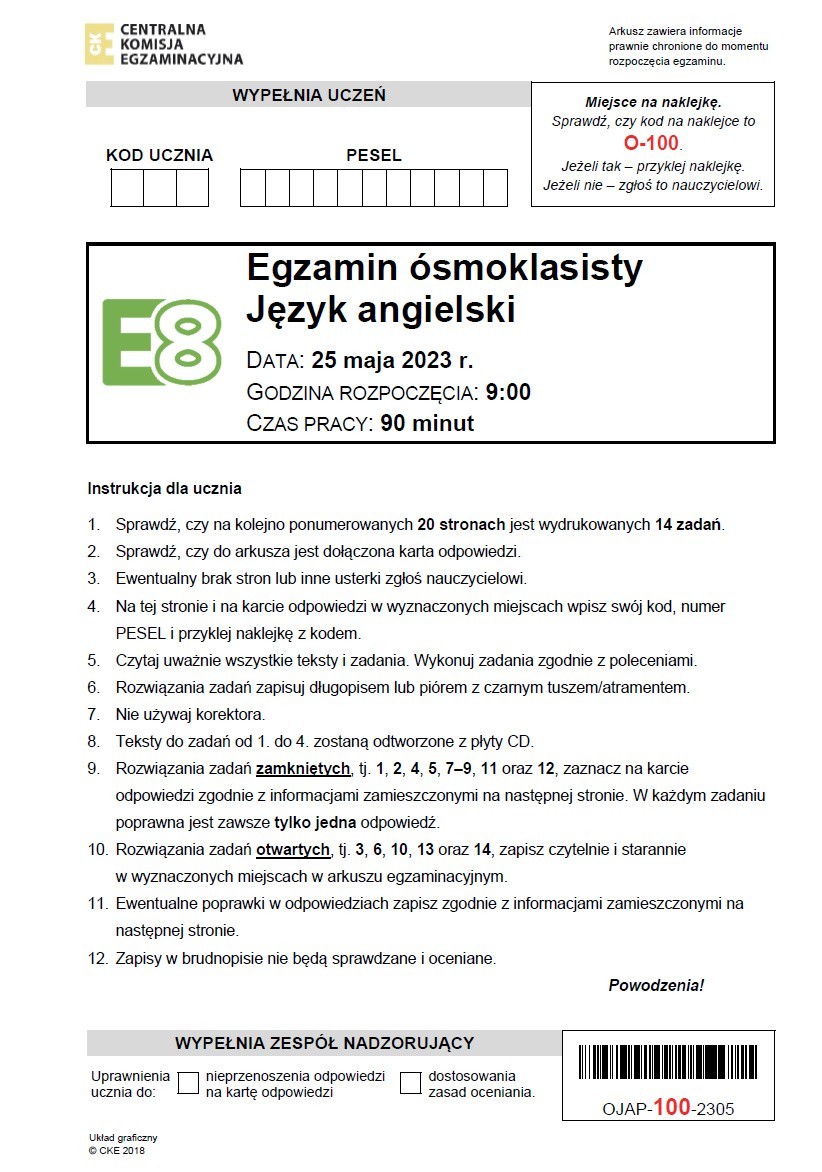 E-mail na egzaminie ósmoklasisty z angielskiego 2023. Jaki był temat? Uczniowie zdradzają, co było na egzaminie z angielskiego 