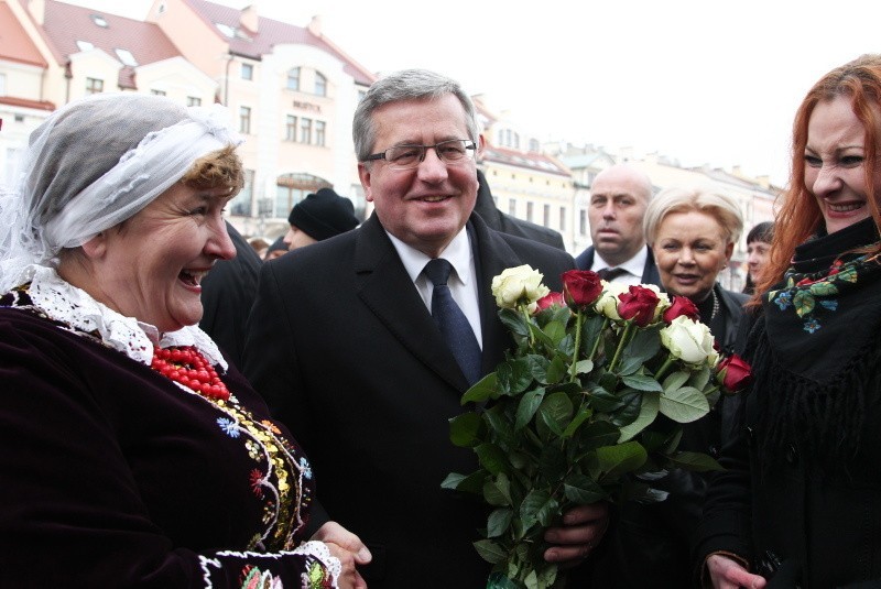 Prezydent Bronisław Komorowski odwiedził Rzeszów [ZDJĘCIA]