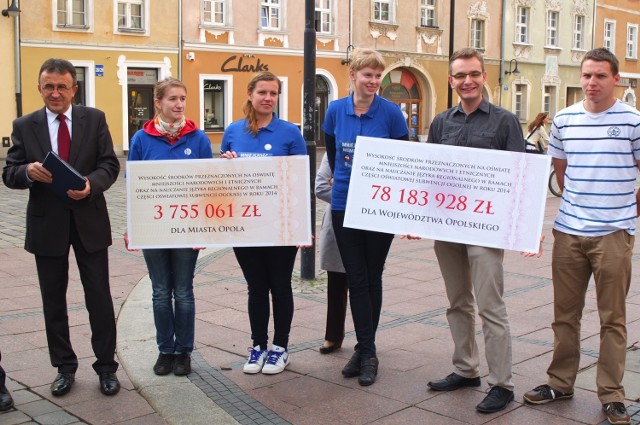 Mniejszość Niemiecka przypomniała też, ile pieniędzy spływa do Opola i regionu, dzięki nauczaniu języka regionalnego.