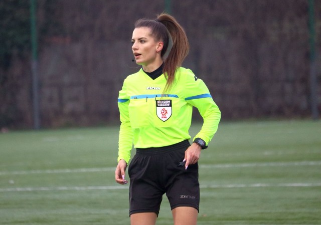 Karolina Bojar Stefańska prowadziła mecz w Radomiu