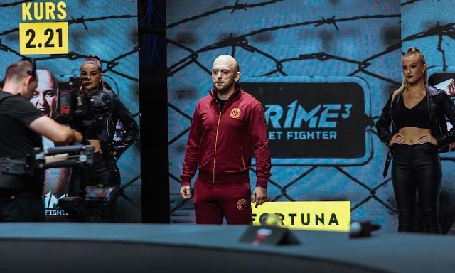 Michał Cichy na konferencji przed galą PRIME SHOW MMA 3