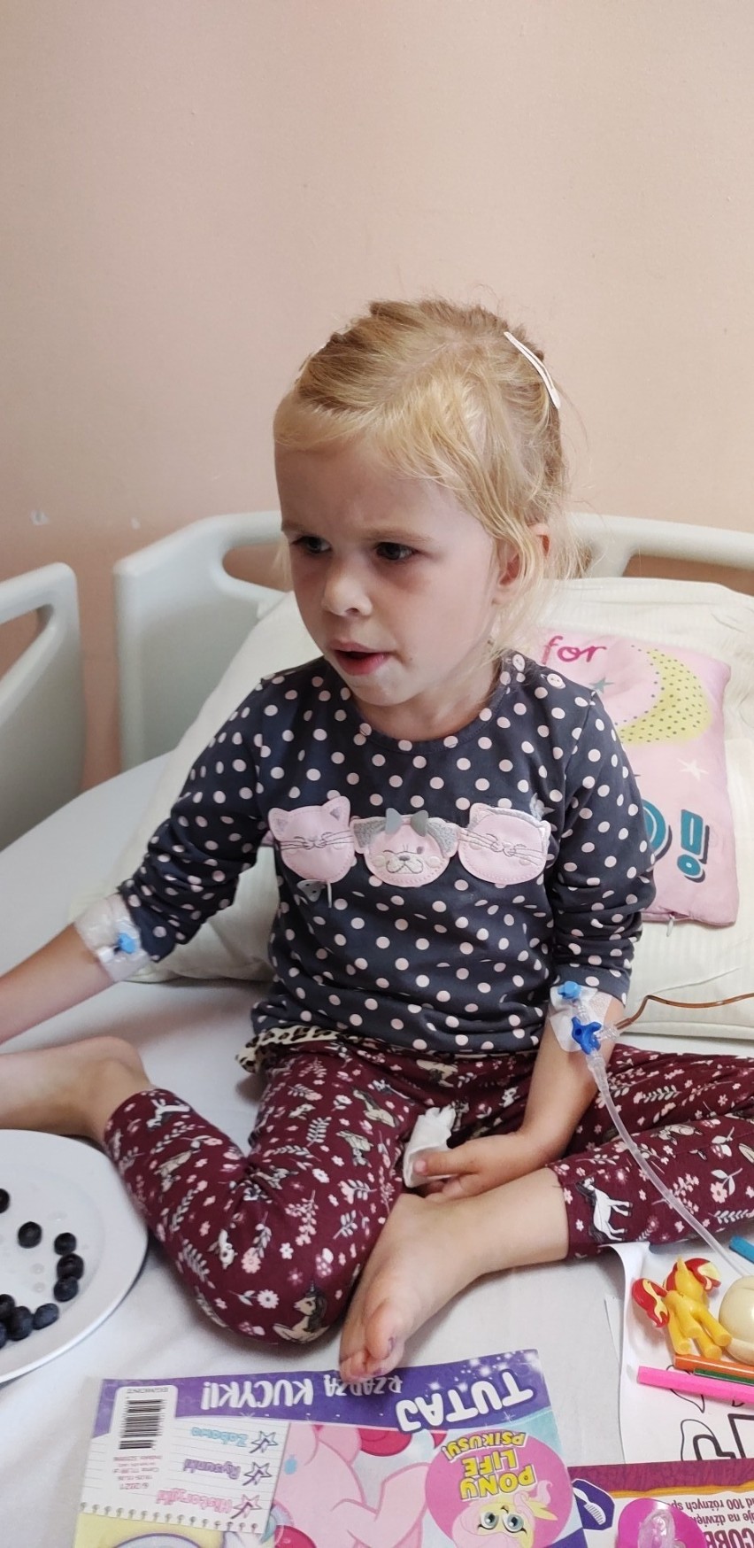 4-letnia Amelka z gminy Gnojno choruje na cukrzycę typu...