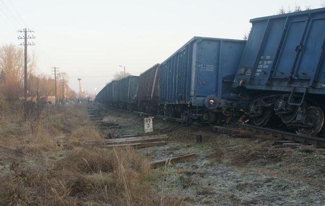 Strabla. Pociąg towarowy wykoleił się na trasie Białystok - Siedlce [FOTO]