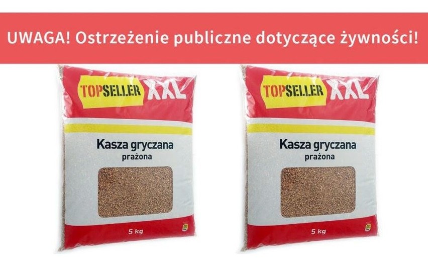 Wycofanie dwóch partii produktu pn: „TOPSELLER XXL kasza...