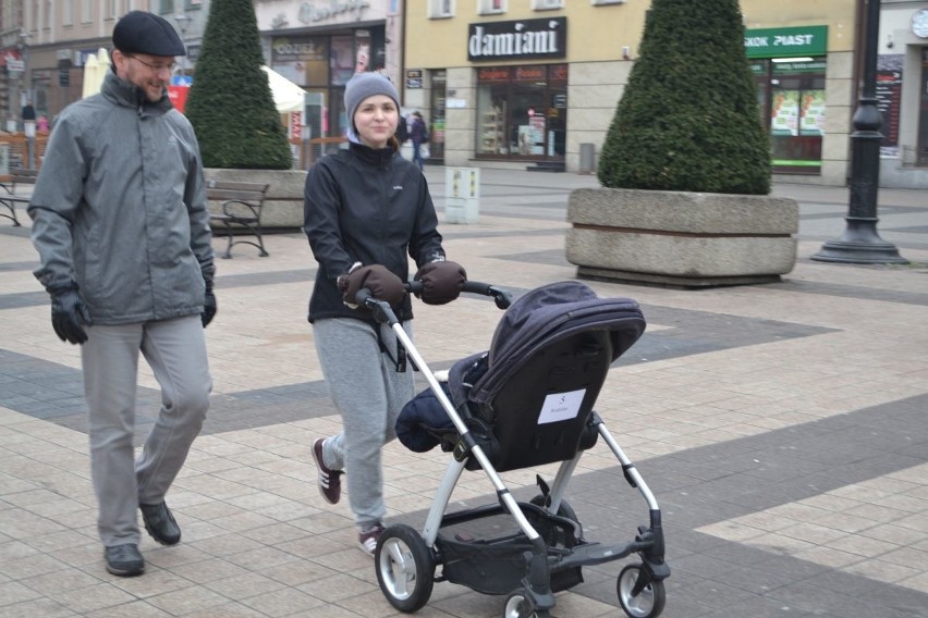 Bieg z wózkami na Rynku w Rybniku