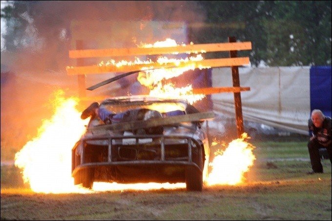 Występ grupy kaskaderów Traber Stunt Team 